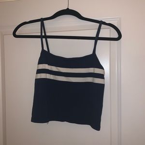 BRANDY MELVILLE STRIPED CROP TANK